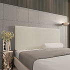 Cabeceira Painel Clean Para Cama Box Casal 140 Cm Linho Palha