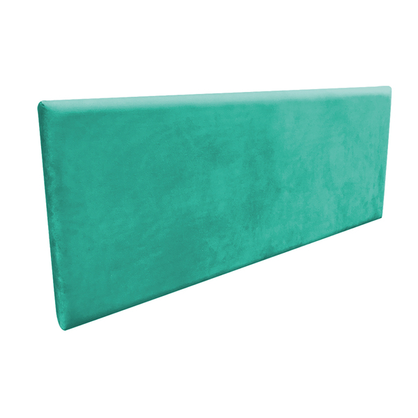 Cabeceira Painel Clean Para Cama Box Queen 160cm Suede Verde