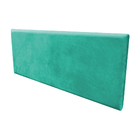 Cabeceira Painel Clean Para Cama Box Queen 160cm Suede Verde