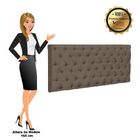 Cabeceira Painel Cristal Para Cama Box C