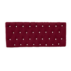 Cabeceira Painel Cristal Para Cama Box Casal 140 Cm Suede Vin