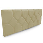 Cabeceira Painel De Camas Box Casal Estofada Kasi Bege