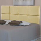 Cabeceira Painel De Camas Box Casal Estofada Lari Bege