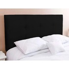 Cabeceira Painel De Camas Box Casal Estofada Sida Preta