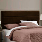 Cabeceira Painel De Camas Box Queen Estofada Alice Marrom