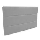 Cabeceira Painel De Camas Box Solteiro Estofada Alice Cinza