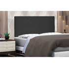Cabeceira Painel Dubai Para Cama Box Casal 140 Cm Suede Preto