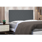 Cabeceira Painel Dubai Para Cama Box King 195 Cm Suede Cinza