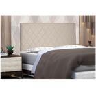 Cabeceira Painel Dubai Solteiro 90cm Suede Bege