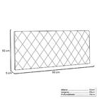 Cabeceira Painel Dubai Solteiro 90cm Suede Café