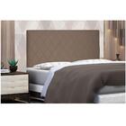Cabeceira Painel Dubai Solteiro 90cm Suede Caramelo