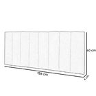 Cabeceira Painel E Calçadeira Baú 158 Cm Vitória Veludo Rosê