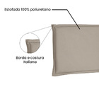 Cabeceira Painel Estofada Cama Box Casal Veneza 140cm Suede B