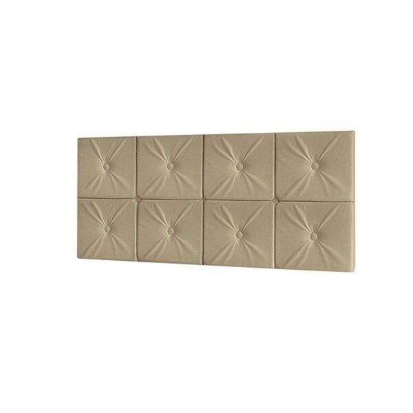 Cabeceira Painel Ferrari Cama Box Queen 1,60 Bege