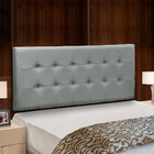Cabeceira Painel Florenza 160 Cm Veludo Cinza Chumbo Speciale