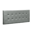 Cabeceira Painel Florenza 90 Cm Veludo Cinza Chumbo Speciale