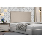 Cabeceira Painel Garden Para Cama Box Queen 160 Cm Suede Bege