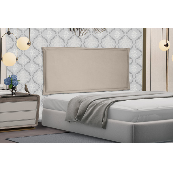 Cabeceira Painel Garden Para Cama Box Solteiro 90 Cm Suede Be