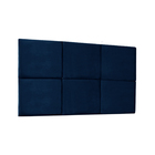 Cabeceira Painel Itália Modulado Veludo Cama Solteiro 90cm Sp