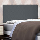 Cabeceira Painel King 1 95m Esmeralda Suede - Pallazio - Cinza