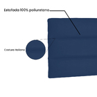 Cabeceira Painel King 1 95m La Italiana Suede Azul Marinho -