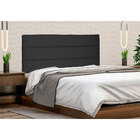 Cabeceira Painel King 1 95m La Italiana Suede Preto - Pallazio