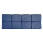 Cabeceira Painel King 1 95m Nina Suede - Pallazio - Azul Mari