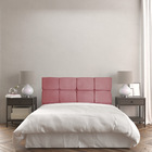 Cabeceira Painel King 1 95m Nina Suede - Pallazio - Rosê
