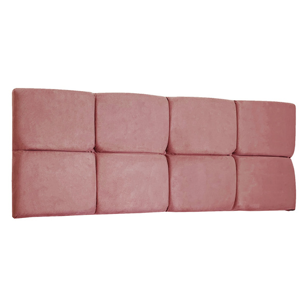 Cabeceira Painel King 1 95m Nina Suede - Pallazio - Rosê