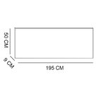 Cabeceira Painel King 1 95m Nina Suede Vermelho - Pallazio