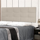 Cabeceira Painel King 1 95m Roma Corano Bege - Pallazio