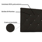 Cabeceira Painel King 1 95m Tânia Corano - Pallazio - Marrom