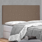 Cabeceira Painel King 1 95m Tânia Suede - Pallazio - Caramelo
