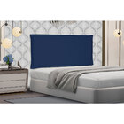 Cabeceira Painel King 1 95m Veneza Suede Azul Marinho - Palla