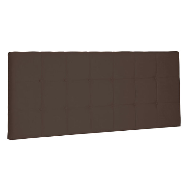 Cabeceira Painel King 1 95m Verona Suede Marrom Café - Pallaz