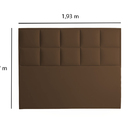Cabeceira Painel King Estofada Fendi 1,93m Trezire