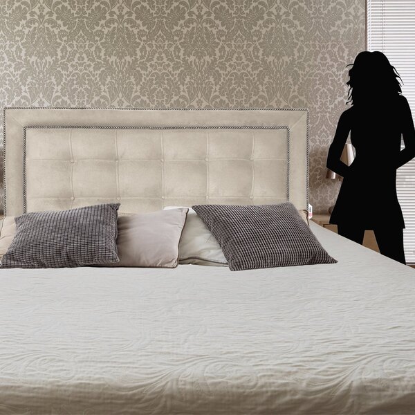 Cabeceira Painel King Estofada Veneza Diamond 10 Suede Liso B