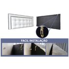 Cabeceira Painel King Estofada Veneza Diamond 10 Suede Liso B