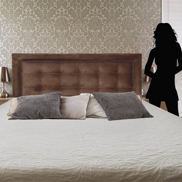 Cabeceira Painel King Estofada Veneza Diamond 10 Suede Liso M