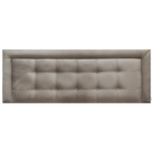 Cabeceira Painel King Veneza Luxor 10 Suede Liso Mascavo 195