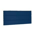 Cabeceira Painel La Italiana King 195cm Suede Azul Marinho