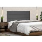 Cabeceira Painel La Italiana King 195cm Suede Cinza