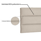 Cabeceira Painel La Italiana Para Cama Box Casal 140 Cm Suede