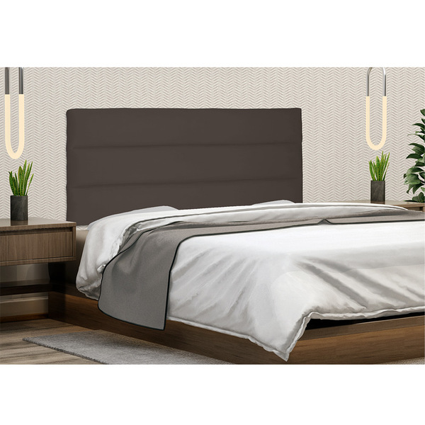 Cabeceira Painel La Italiana Para Cama Box Casal 140 Cm Suede