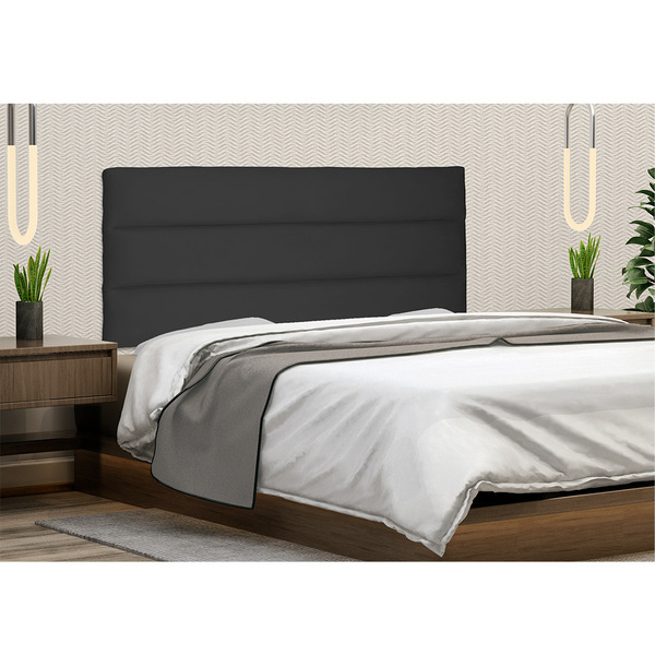 Cabeceira Painel La Italiana Para Cama Box King 195 Cm Suede