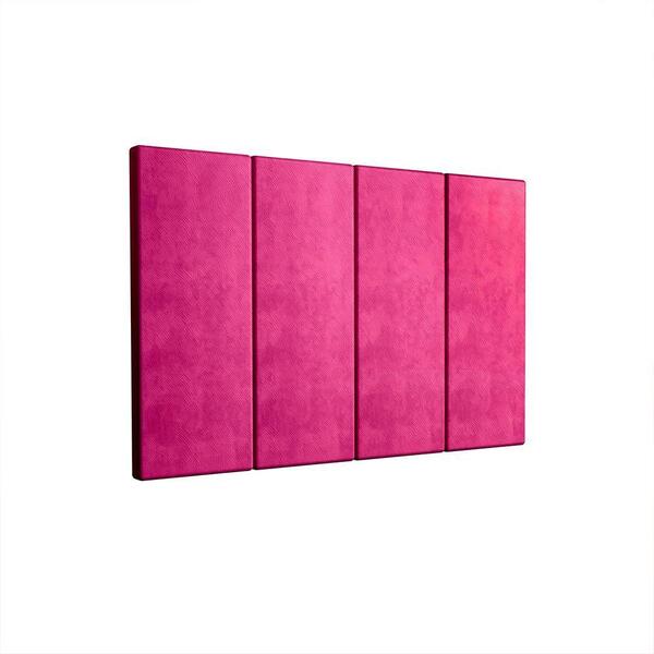 Cabeceira Painel Million Cama Box Solteiro 0,90 Pink