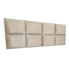 Cabeceira Painel Modulada Casal 1 40m Lorena Suede - Pallazio
