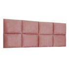 Cabeceira Painel Modulada Solteiro 0 90m Lorena Suede - Palla