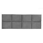 Cabeceira Painel Modulada Solteiro 0 90m Lorena Suede - Palla