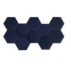 Cabeceira Painel Modulado Colmeia Blogueirinha Estofada 140cm